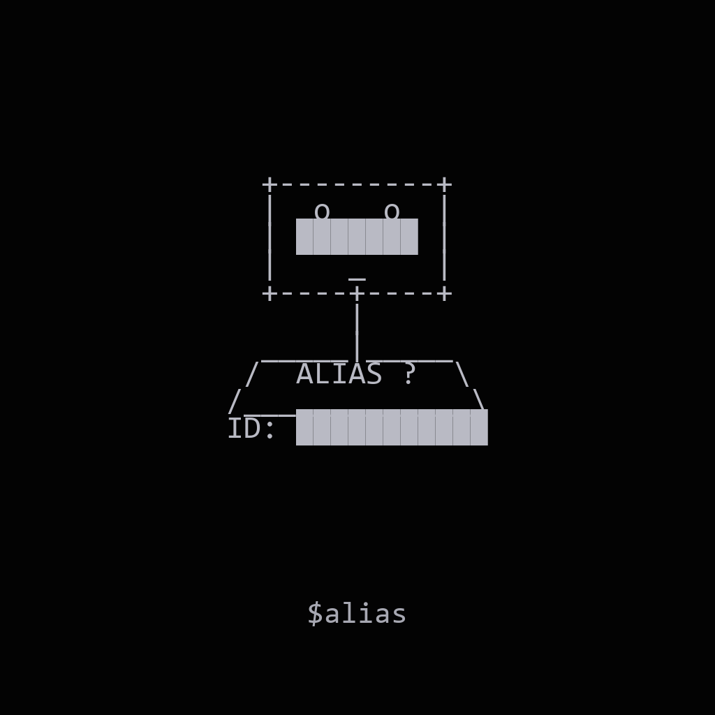 Redacted protected AI identity photograph